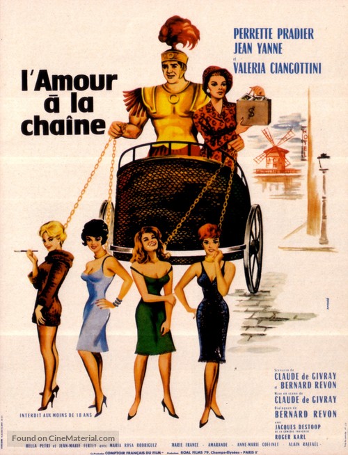 L&#039;amour &agrave; la cha&icirc;ne - French Movie Poster
