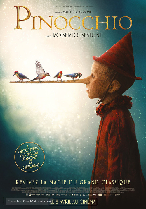 Pinocchio - Belgian Movie Poster