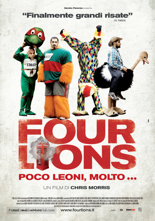 Four Lions - Italian Movie Poster