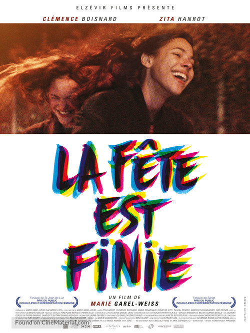 La f&ecirc;te est finie - French Movie Poster