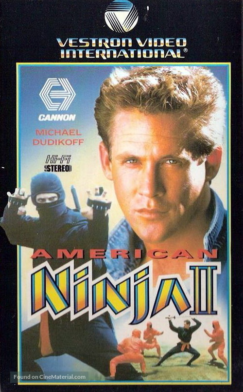 American Ninja 2: The Confrontation - Dutch Movie Cover