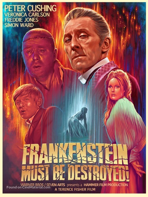 Frankenstein Must Be Destroyed - British poster