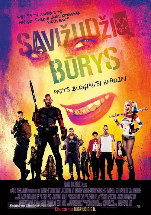 Suicide Squad - Lithuanian Movie Poster