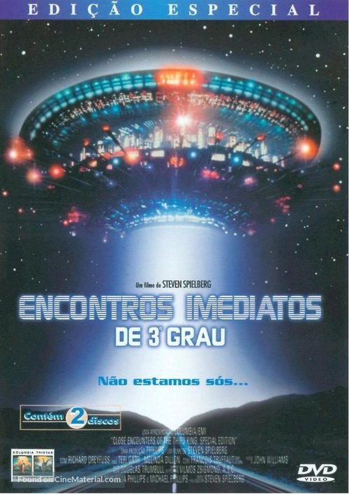 Close Encounters of the Third Kind - Portuguese Movie Cover