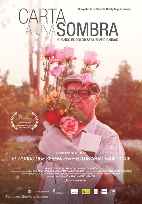 Carta a una sombra - Colombian Movie Poster