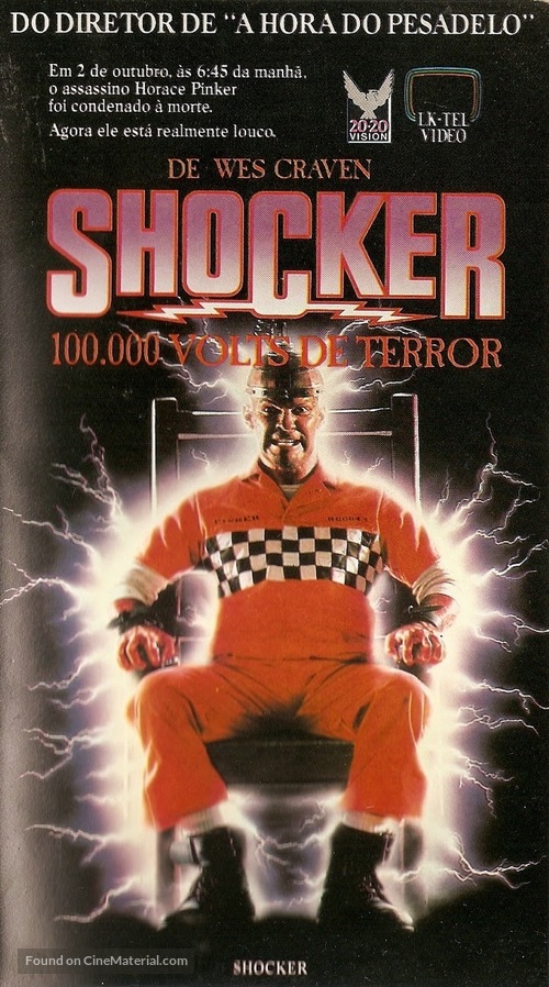 Shocker - Brazilian VHS movie cover