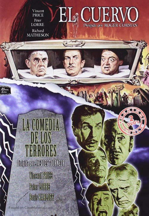 The Comedy of Terrors - Spanish DVD movie cover
