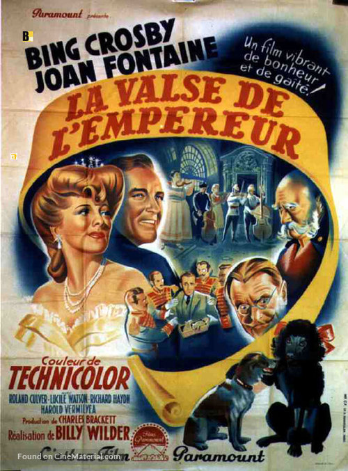 The Emperor Waltz - French Movie Poster
