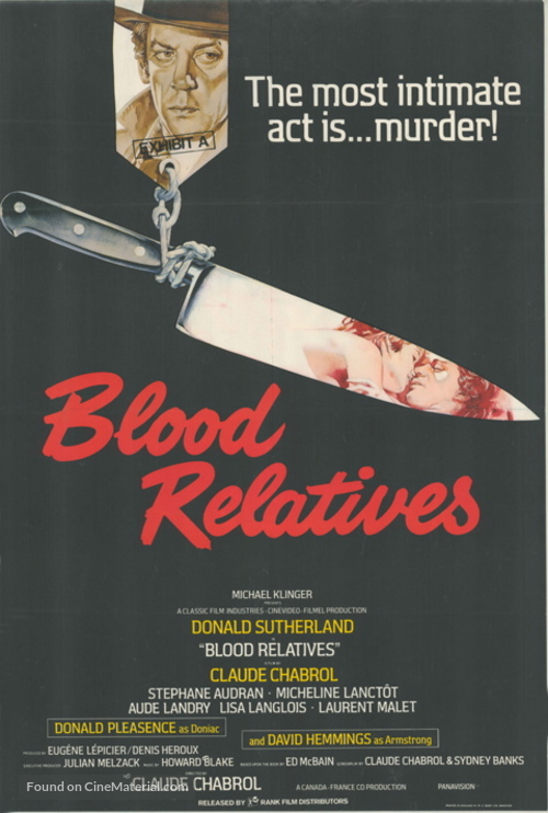 Les liens de sang - British Movie Poster
