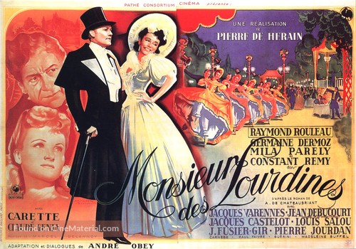 Monsieur des Lourdines - French Movie Poster