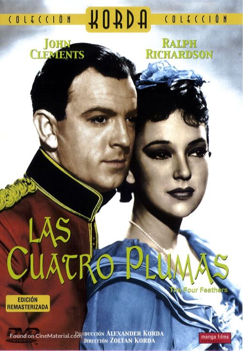 The Four Feathers - Spanish DVD movie cover