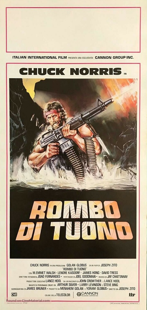 Missing in Action - Italian Movie Poster