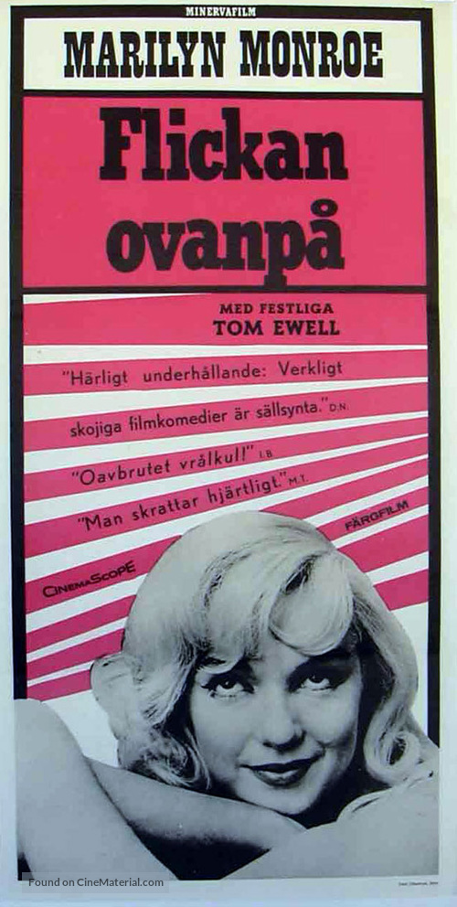 The Seven Year Itch - Swedish Movie Poster
