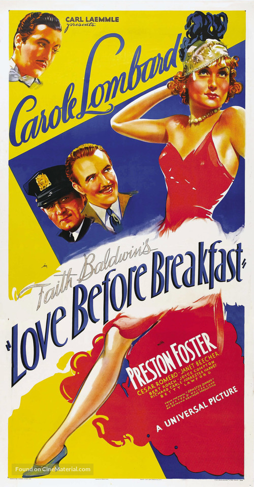 Love Before Breakfast - Theatrical movie poster