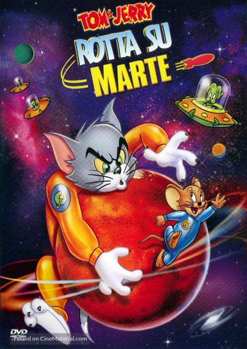 Tom and Jerry Blast Off to Mars! - Italian DVD movie cover