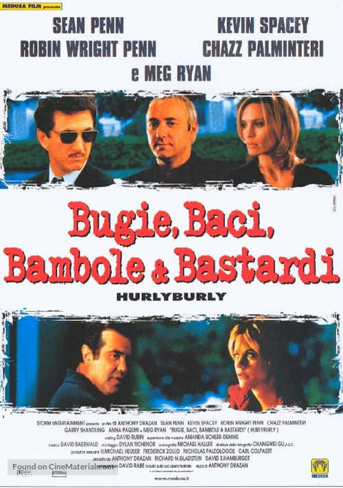 Hurlyburly - Italian Movie Poster