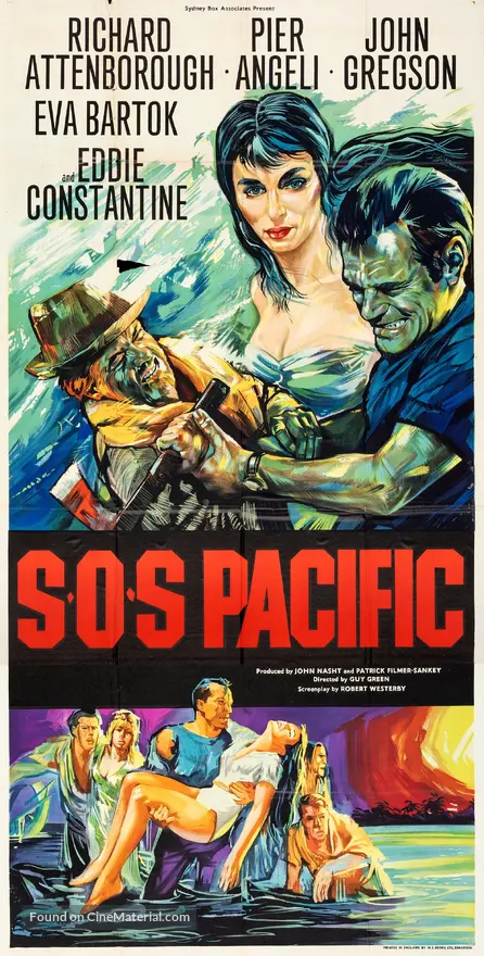 SOS Pacific - British Movie Poster