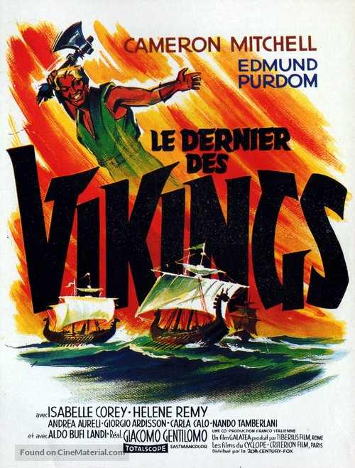 Ultimo dei Vikinghi, L&#039; - French Movie Poster