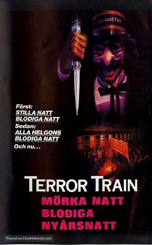 Terror Train - Swedish VHS movie cover