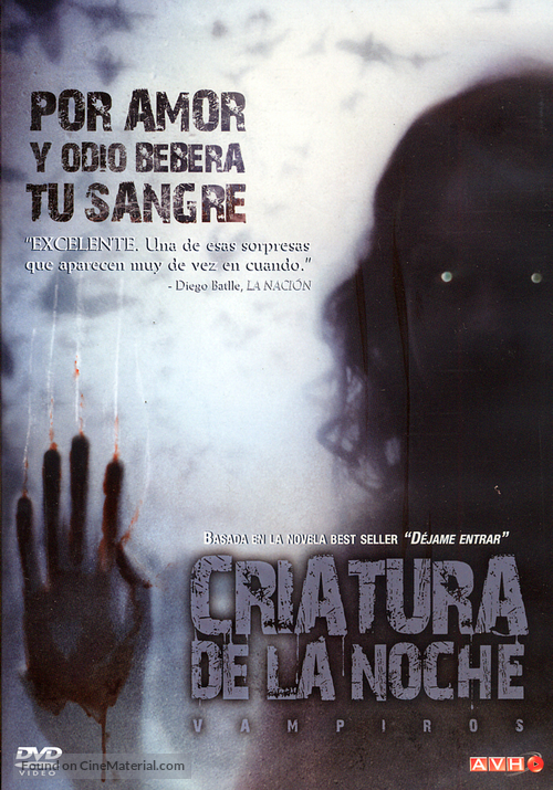 L&aring;t den r&auml;tte komma in - Argentinian DVD movie cover