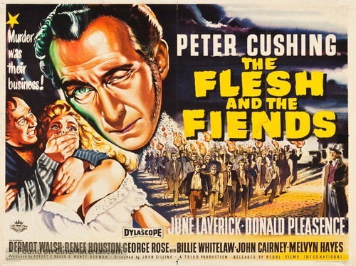 The Flesh and the Fiends - British Movie Poster