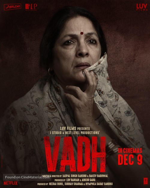 Vadh - Indian Movie Poster