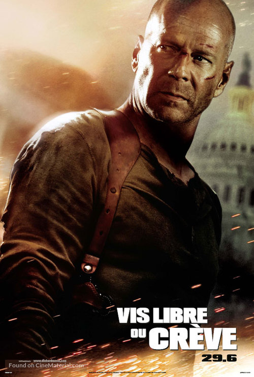 Live Free or Die Hard - Canadian Movie Poster