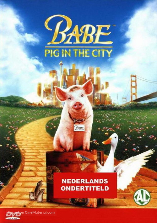 Babe: Pig in the City - Dutch DVD movie cover