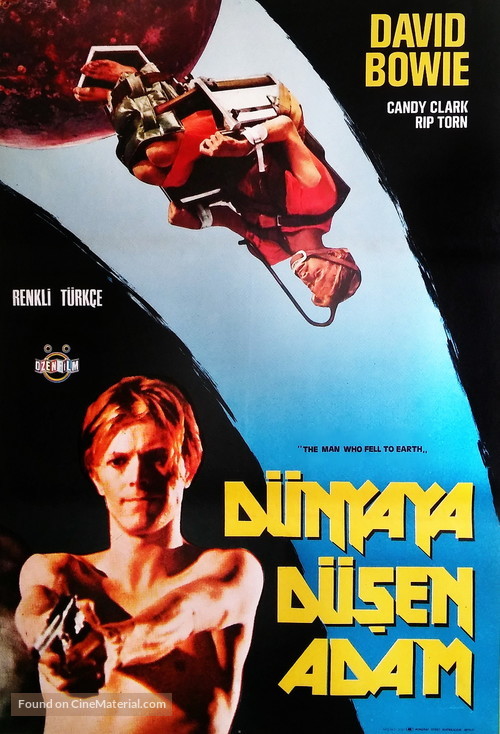 The Man Who Fell to Earth - Turkish Movie Poster