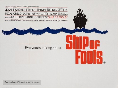 Ship of Fools - British Movie Poster