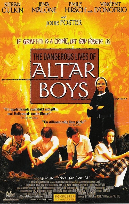 The Dangerous Lives of Altar Boys - Swedish DVD movie cover