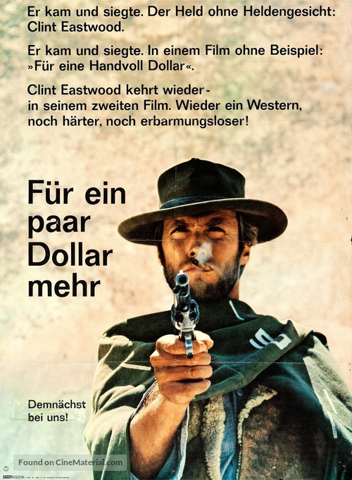 Per qualche dollaro in pi&ugrave; - German Movie Poster