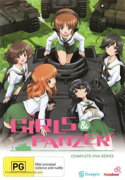 &quot;Girls und Panzer&quot; - Australian DVD movie cover