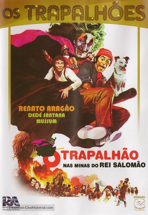 O Trapalh&atilde;o nas Minas do Rei Salom&atilde;o - Brazilian Movie Cover