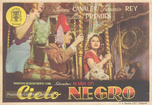 Cielo negro - Spanish Movie Poster