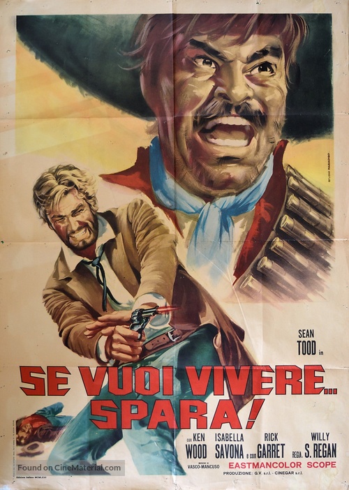 Se vuoi vivere... spara! - Italian Movie Poster