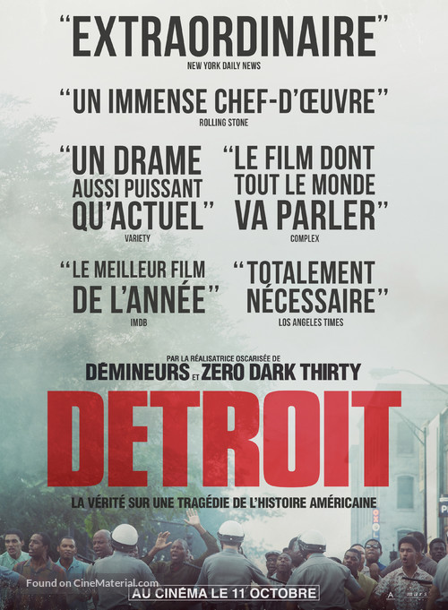 Detroit - French Movie Poster