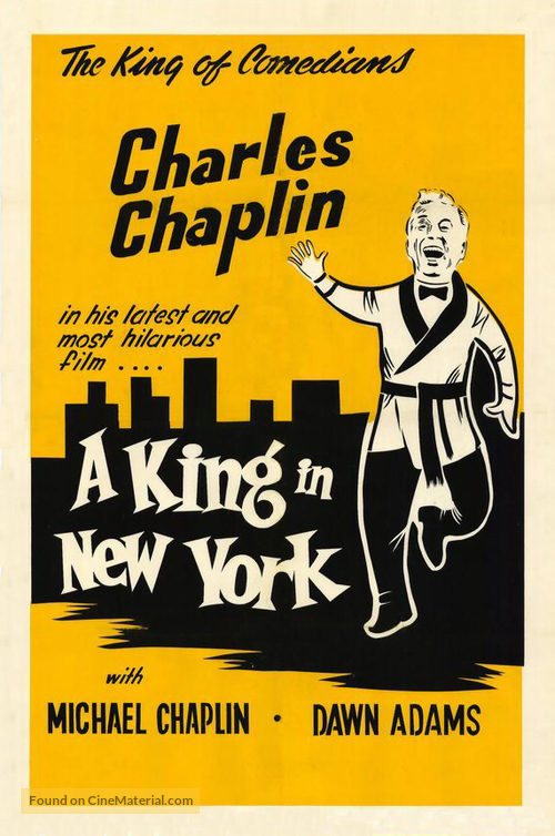 A King in New York - Movie Poster