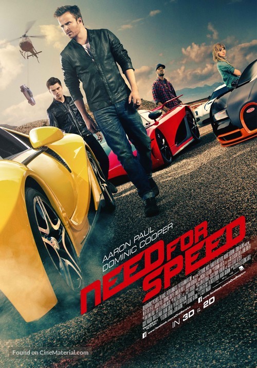 Need for Speed - Dutch Theatrical movie poster