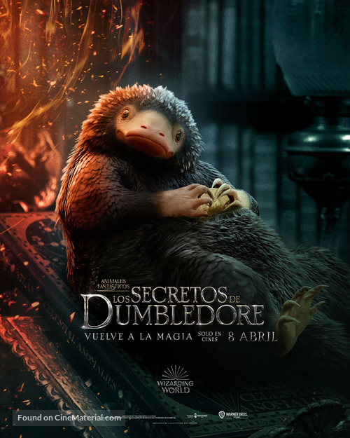 Fantastic Beasts: The Secrets of Dumbledore - Spanish Movie Poster