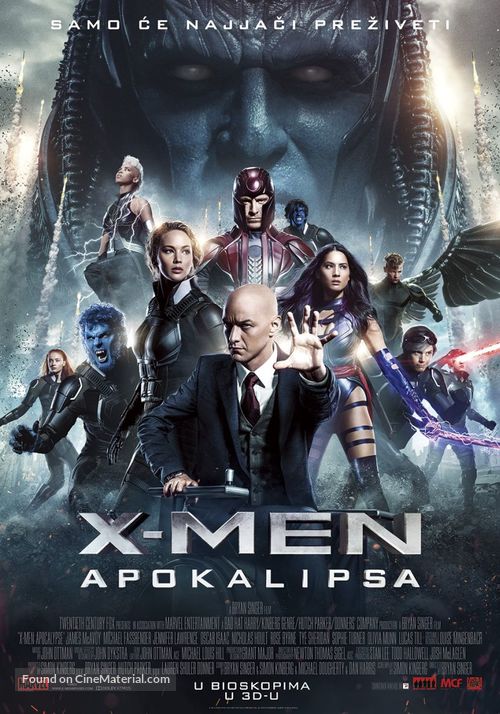 X-Men: Apocalypse - Serbian Movie Poster