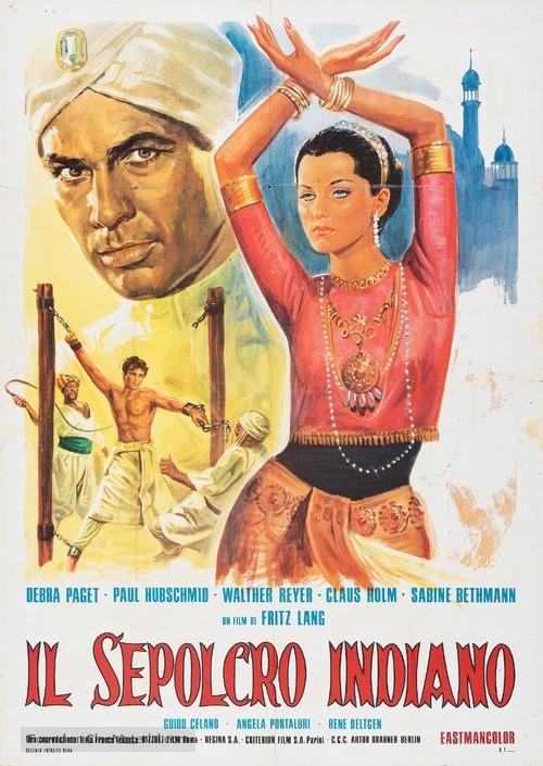 Das iIndische Grabmal - Italian Movie Poster