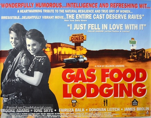 Gas, Food Lodging - British Movie Poster