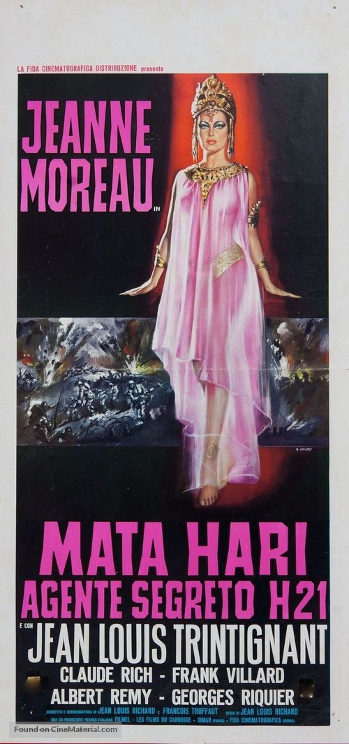 Mata Hari, agent H21 - Italian Movie Poster