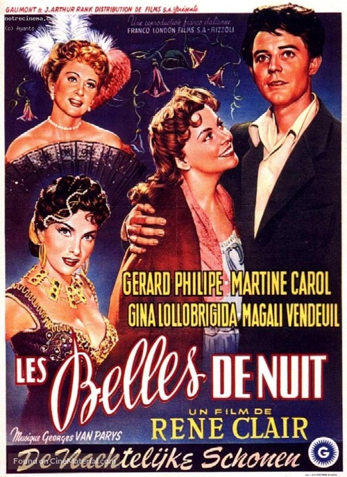 Les belles de nuit - Belgian Movie Poster