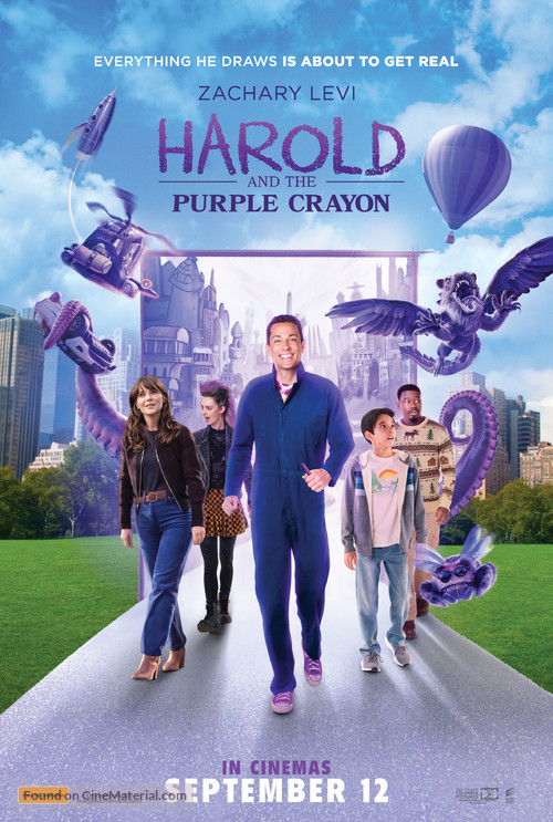 Harold and the Purple Crayon - Australian Movie Poster