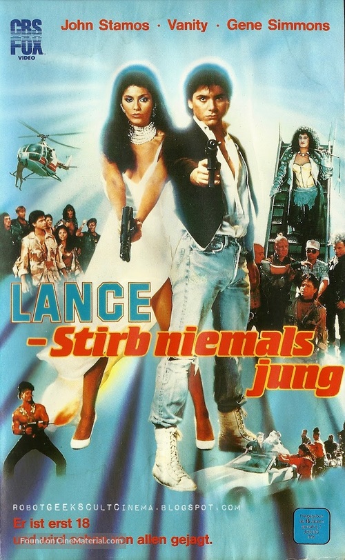 Never Too Young to Die - German VHS movie cover