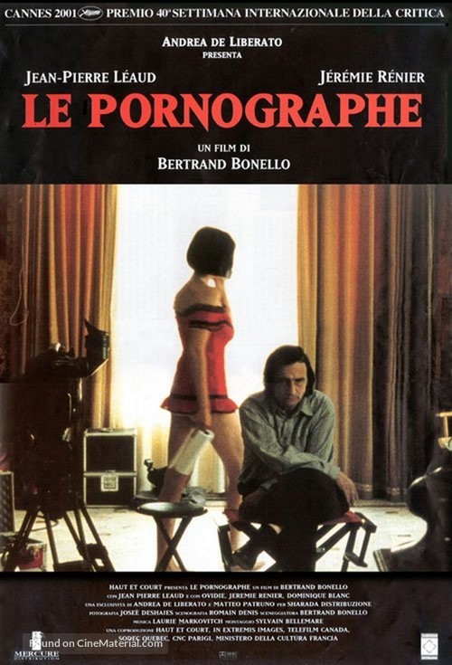 Le pornographe - French Movie Poster