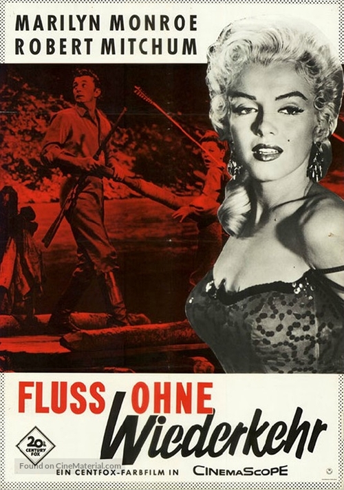 River of No Return - German Movie Poster
