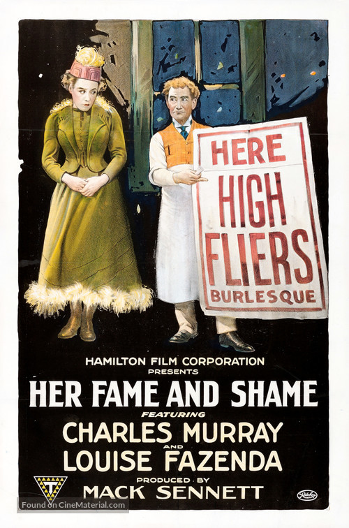 Her Fame and Shame - Movie Poster